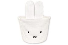 Tees Factory Miffy Rope Basket L Size White H39.5×Φ30cm Direct from JAPAN  picture