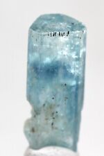 AQUAMARINE BERYL Terminated Blue Crystal Gemstone Gem Mineral Specimen PAKISTAN picture