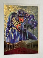 1995 Marvel Metal, VENOM Silver Flasher Parallel, # 80 [Rare Card] picture