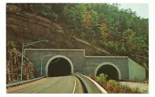 Double Tunnel Asheville NC Postcard Interstate 40 Smoky Mountains Vintage picture