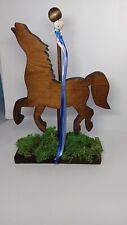 Vintage Wooden  Merry Go  Round  Horse  13in picture