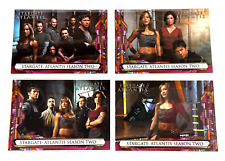 2006 Stargate Atlantis Season 2 Promo Cards CP1, P1-P3 and Sell Sheet picture