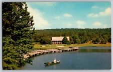 Pine Mountains, Georgia - Clear Cool Waters - Mt. Creek Lake - Vintage Postcard picture