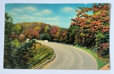Princeton IL Illinois Scenic Road Greetings Autumn Vintage 1955 Postcard C7 picture