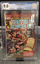 MASTER OF KUNG FU 26 CGC 9.0 WHITE PAGES ❄️❄️ 1st App Of Cursed Lotus MCU Spec. picture