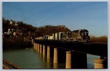 Harper's Ferry WV - Baltimore & Ohio GP-40 Deisel Engine - Crossing Bridge picture