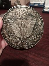 ANTIQUE LARGE JAPANESE COIN LIGHTER VERY UNIQUE & RARE picture