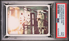 1977 PANINI STICKERS STAR WARS (ITALY) 142 STORMTROOPERS FIRE PSA 9 Pop 3 picture