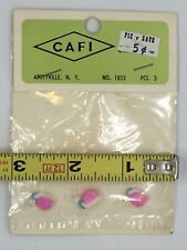 Vintage CAFI Dickmal Creation Miniature Pink Snails 3 Packs picture