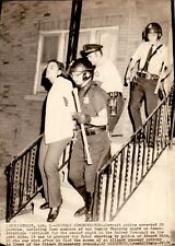LG38 1971 AP Wire Photo DETROIT POLICE SHOOTING PROTEST DEMONSTRATORS ARRESTED picture