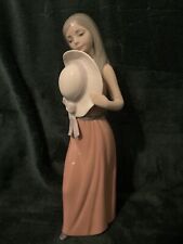 Lladro 'Bashful' #5007 - Girl in a Rose Dress with Hat picture