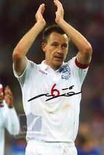John Terry ENGLAND Signed 12x8 Photo OnlineCOA AFTAL picture