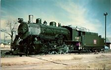 Cheyenne Wyoming WY Colorado & Southern Railway No 646 Locomotive Train Postcard picture