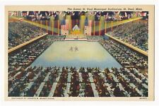 Ice Skating Rink, The Arena, Municipal Auditorium, St. Paul, Minnesota 1940's picture
