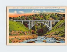 Postcard Ravine Bridge On Boone Trail, North Carolina picture