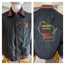 Vintage 1963 1988 Harley Davidson Tomahawk Jacket Coat 25th Anniversary Large  picture