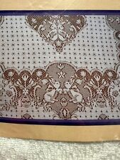 NEW Woven Scranton Lace Tablecloth Springtime 60x84 Oblong White picture