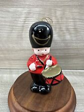 Vtg 1986 I.W. Rice Soldier Drummer Boy Salt or Pepper Shaker Ceramic  Ornament picture