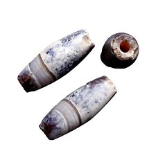 Authentic Ancient Early Bactrian Agate Stone Bead with Patina Over 3000 Year Old picture