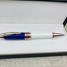 Luxury Great Writers Series Blue+White Color 0.7mm nib Ballpoint Pen picture