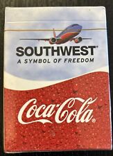 New Southwest Airlines SW Coca Cola Playing Cards Sealed 2005 Poker Blackjack picture