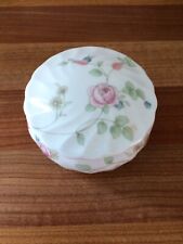 Wedgewood Rosehip Lidded Trinket Pot Vintage Collectible picture