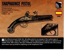 Snaphaunce Pistol Classic Firearms Photo Card u picture