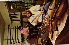 Vintage Postcard 4x6- The Gunsmith Shop, Williamsburg, VA UnPost 1960-80s picture