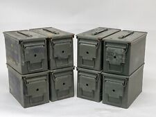 50 Cal Metal Ammo Can – Military Steel Box Ammo Storage - Used - 8 Pack picture