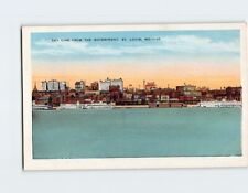 Postcard Skyline from the Waterfront St. Louis Missouri USA picture