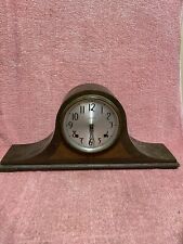 Vintage Sessions Wooden Key Wind Mantle Clock picture