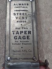 Vintage Hastings Taper Gauge Cylinder Diagnosis Tool Hastings,  Michigan Made picture
