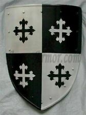 Medieval Knight Shield Metal Handcrafted Medieval Armour Battle Shield picture