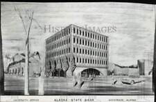 1969 Press Photo Future home of Alaska State Bank's University office, Anchorage picture