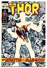 THOR #169 VG/F, Stan Lee, Jack Kirby, Origin Galactus, Marvel Comics 1969 picture
