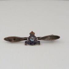 WWII Sterling Silver RCAF Royal Canadian Air Force Propeller Sweetheart Pin picture