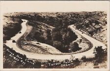 Horse Shoe Curve Turner Falls Oklahoma RPPC Photo Postcard picture
