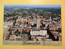 Lancaster Pennsylvania vintage postcard aerial downtown area picture