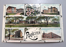 1909 Postcard Rochester NY UNIVERSITY OF ROCHESTER Schools Franklin 1 Cent Stamp picture