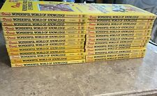 Disney’s Wonderful World of Knowledge 1986 Set: 1-25 Hardcover Books + Yearbook picture