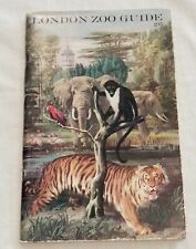 Vintage 1963 London Zoo Guide Book Zoological Society of London Mather Crowther picture