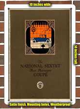 METAL SIGN - 1920 The NATIONAL SEXTET Four Passenger Coupe picture