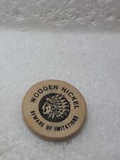 Boy Scout OA Section SE-8 Conclave Wooden Nickel Redeem At SIPP-O Rendezvous picture