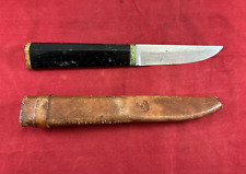 Vintage Hackman Tapio Wirkkala Fixed Blade Puukko Knife & Sheath (Display Only) picture