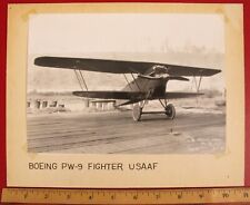 VINTAGE PHOTOGRAPH BOEING PW-9 USAAF MILITARY FIGHTER AIRPLANE BIPLANE  picture