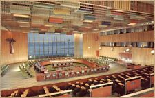 New York City NY United Nations Trusteeship Council Chamber Postcard picture