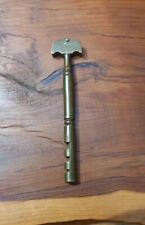 Vintage Brass Glass / Tile Cutter - Unscrews to Reveal Screwdriver picture