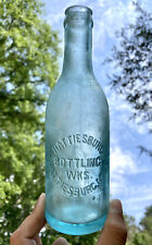 Antique HATTIESBURG BOTTLING WORKS - HATTIESBURG, MISS Mississippi soda bottle picture