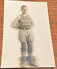VINTAGE 1918  MICHIGAN BASKETBALL  REAL PHOTO POST CARD VERY RARE picture