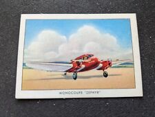 1941 Wings Modern Airplane Card # 8 Monocoupe 